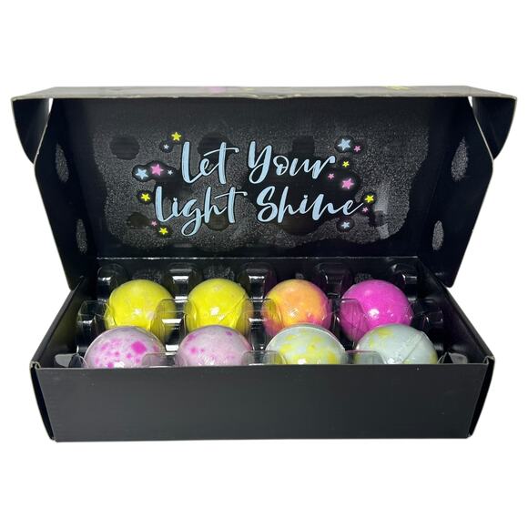 Hudsyn Brielle Other - Hudsyn Brielle Light Up Bath Bombs Gift Set 8-Piece New in Box